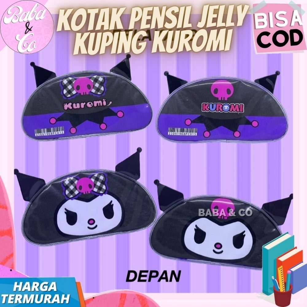 

KOTAK PENSIL JELLY KUPING KUROMI TEMPAT PENSIL KUPING KUROMI LUCU UNIK PENSIL CASE BOX PENSIL JELLY KUPING KUROMI