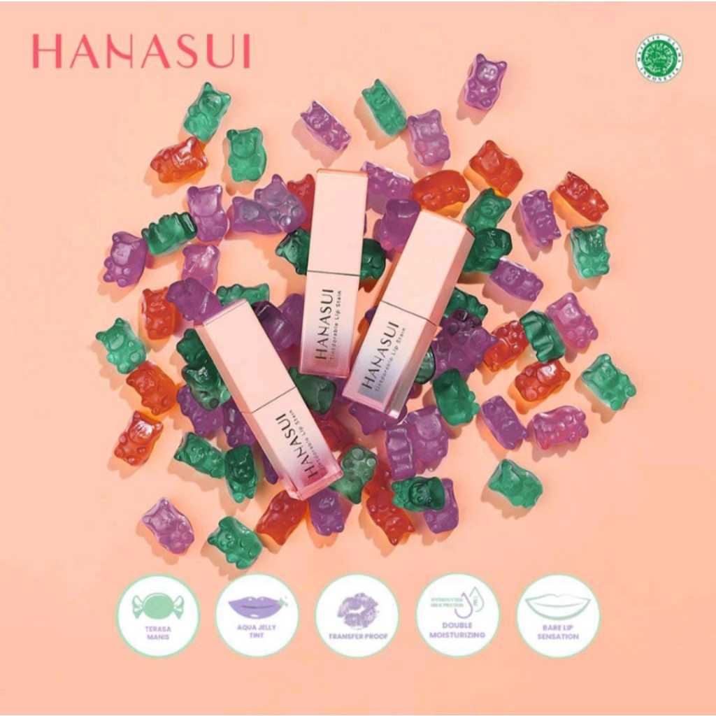 Hanasui Tintdorable Lip Stain - Hanasui LipTint Tahan Lama Matte Bibir Lipstick Gloss
