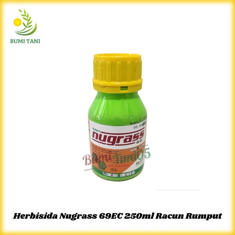 Herbisida Nugrass 69EC 250ml Nufarm Racun Gulma Daun Sempit Tanamam Padi