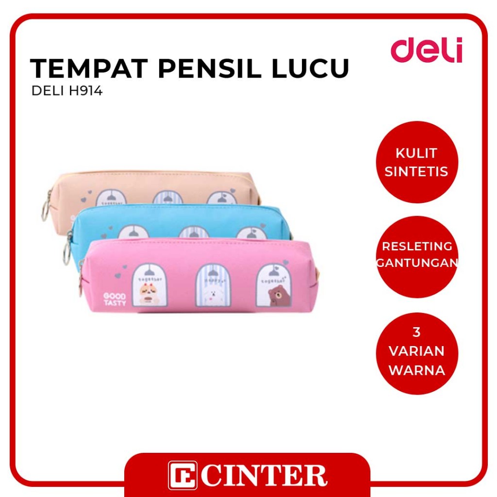 

DELI - KOTAK PENSIL / TEMPAT PENSIL / PENCIL CASE H914