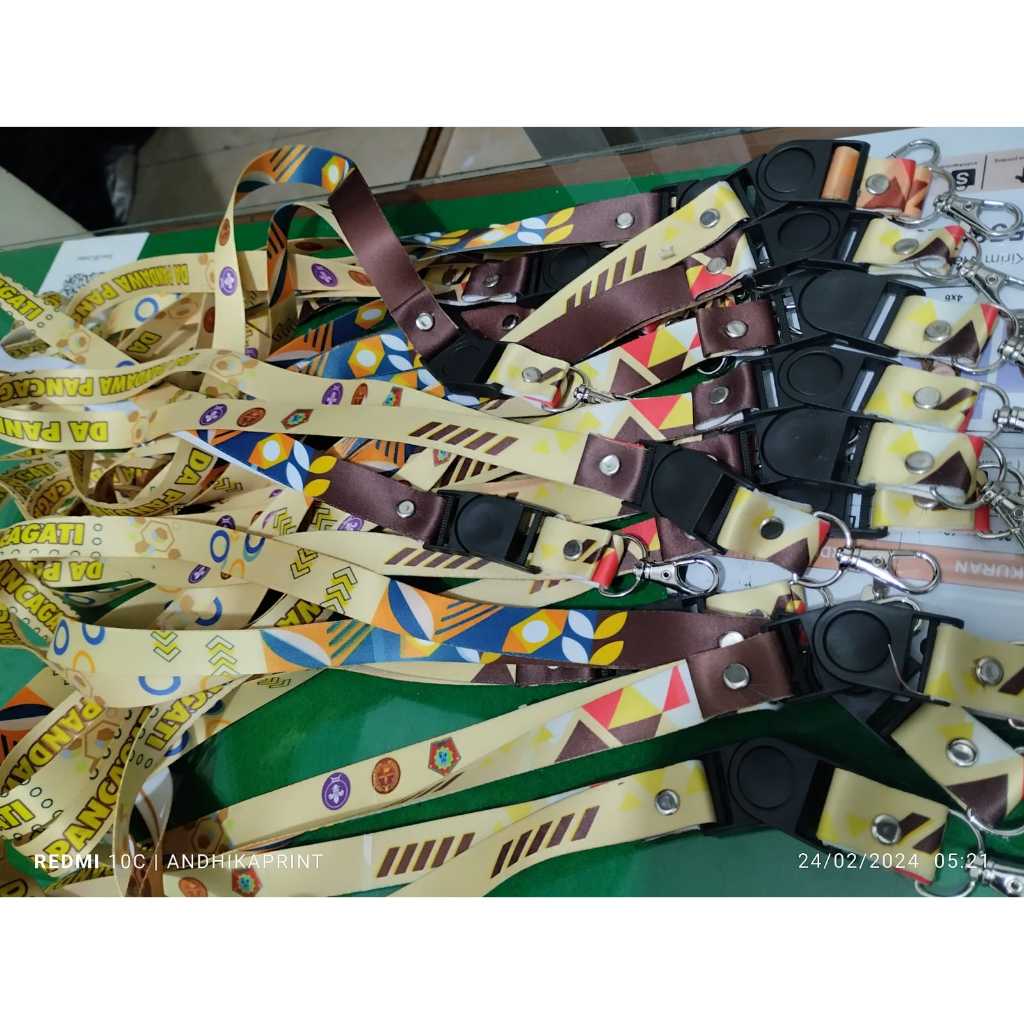 

Tali Lanyard Custom full collor 2 sisi