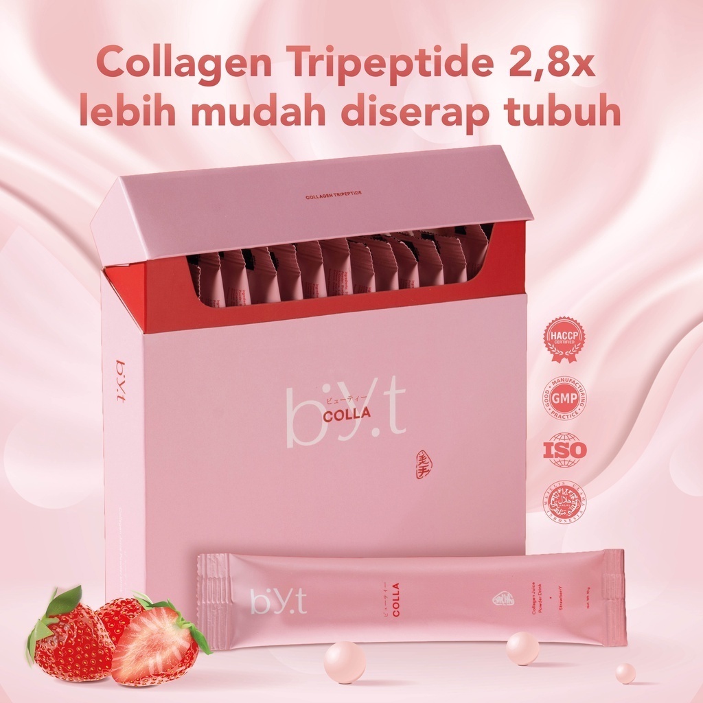 BYOOTE / BYT COLLA 1 BOX ISI 16 SACHET GLUTATHIONE COLLAGEN COLA COLAGEN BYOTE BYOTEE BYTCOLLA