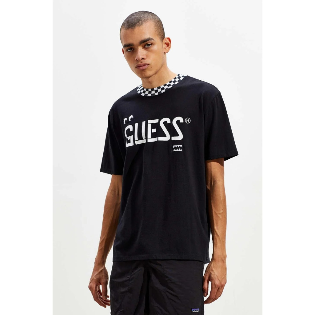 Kaos GUESS X J BALVIN Vibras Checker T-Shirt