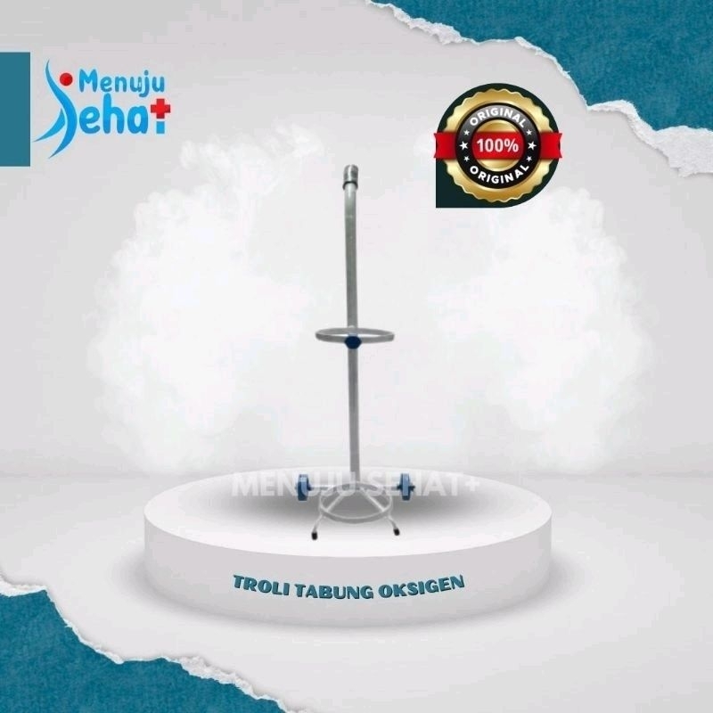 Troli Tabung Oksigen 1m3/troli tabung oksigen roda