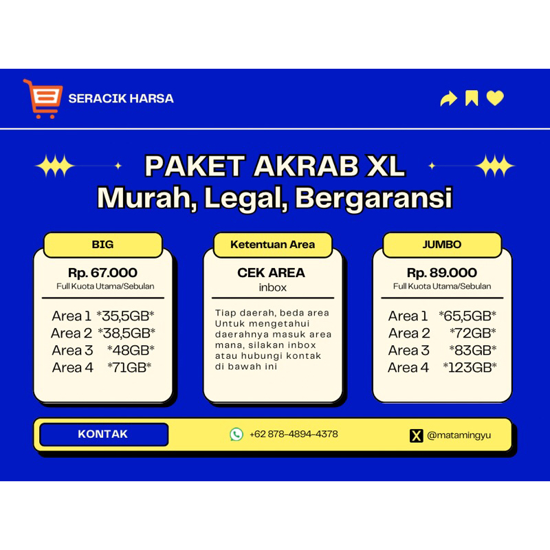 PAKET AKRAB XL MURAH