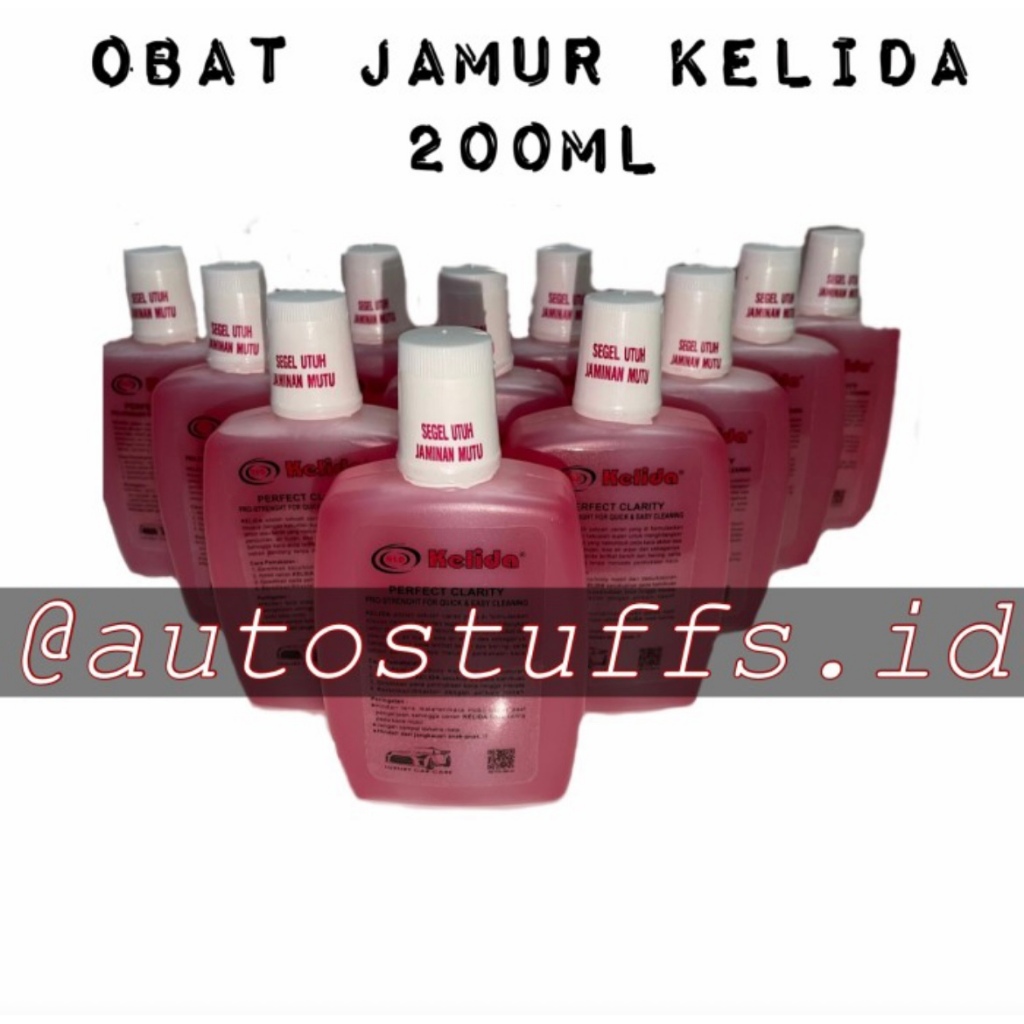 Obat Jamur Kelida 200ml/Pembersih Kaca Mobil/Pembersih Kaca