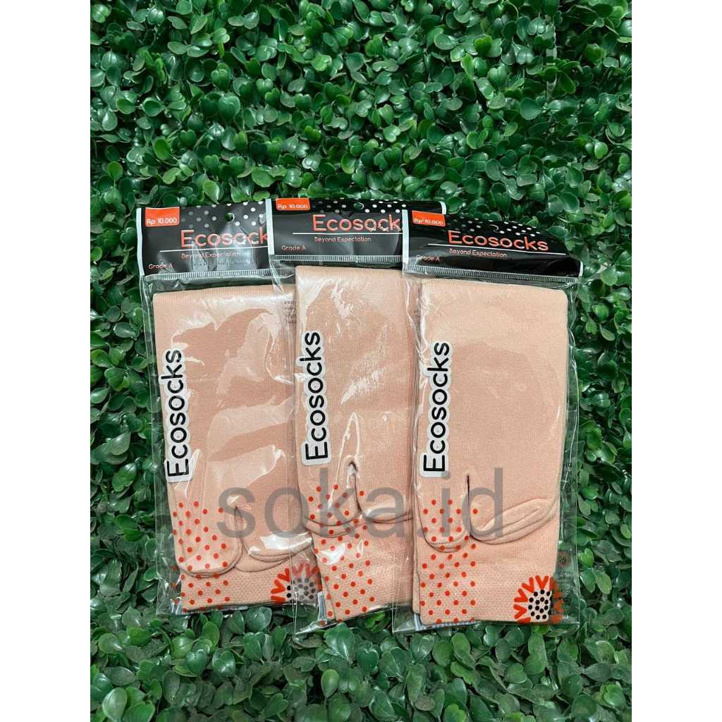 Kaos Kaki Ecosocks Skin Series dan Skin Telapak Hitam (Produk Reject/Cacat) - Kaos kaki Ecosocks Gra