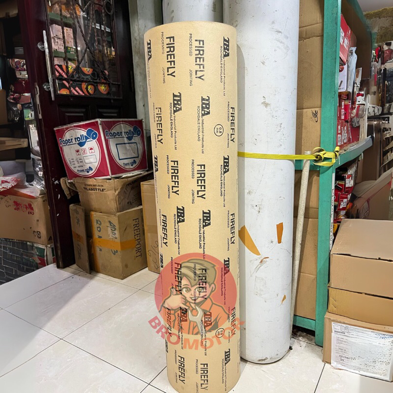 Firefly Packing TBA 0.8mm Packing Gasket Flange Paper Paking Kertas Blok Mesin Tahan Oli Minyak