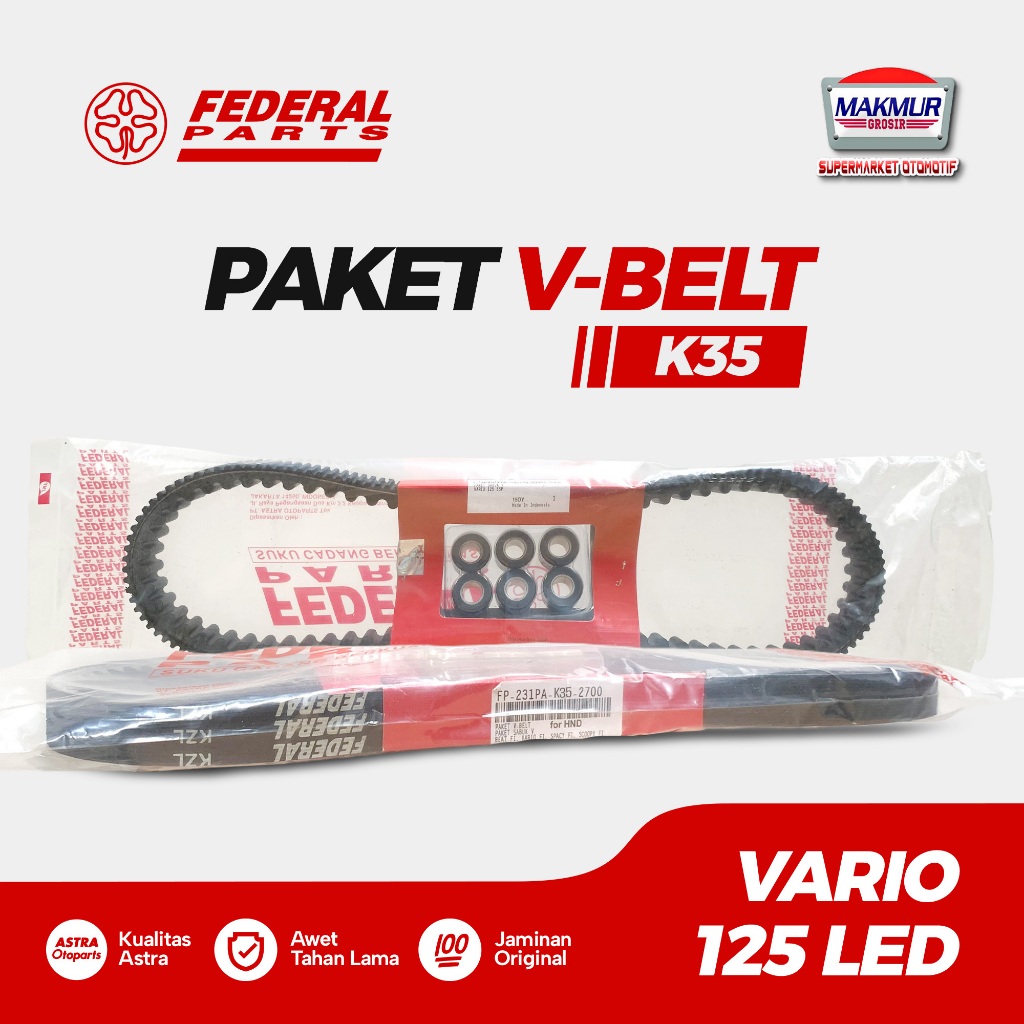 PAKET V-Belt Vanbelt Vario 125 LED (K35) Original