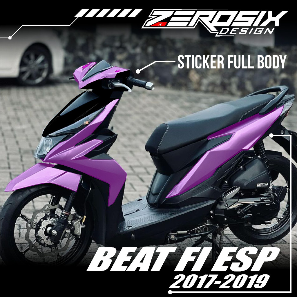 Sticker Decal Full Body Motor Honda Beat ESP/STREET 2016 2017 2018 2019 Stiker Variasi Racing POLOS