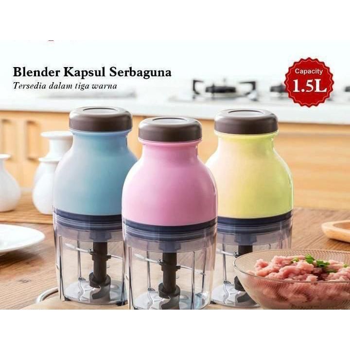 BLENDER KAPSUL SERBAGUNA/BLENDER BUAH,BUMBU,DAGING BLENDER BENTUK KAPSUL