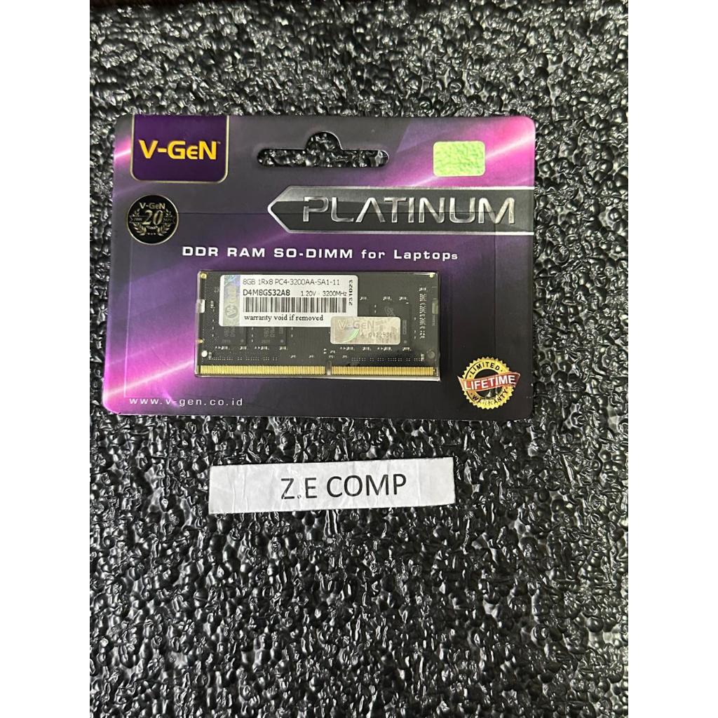 RAM MEMORY LAPTOP DDR4 8GB V-GEN PC4 3200 PLATINUM