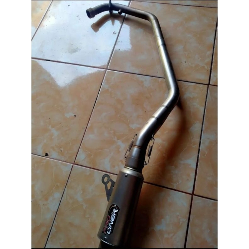 Knalpot proliner tr1 original fullsistem new cb150r 2016-2023