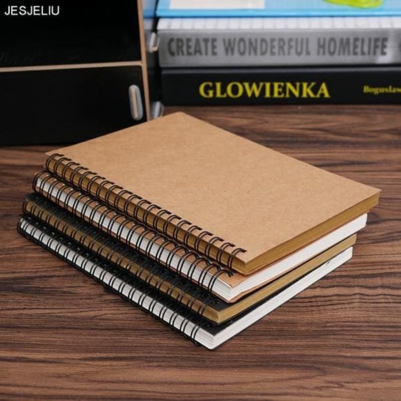 

NOTEBOOK A5/JURNAL HVS 80 GSM GRID/KOTAK2#DOTTED/TITIK2 #BLANK/POLOS