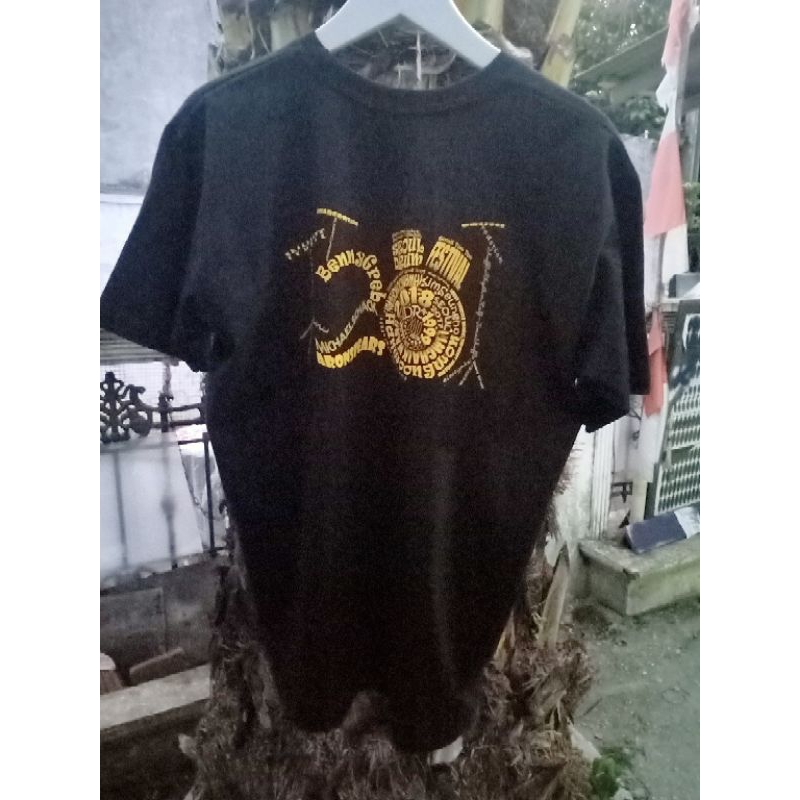 KAOS UNIQLO DRUM SET BLACK