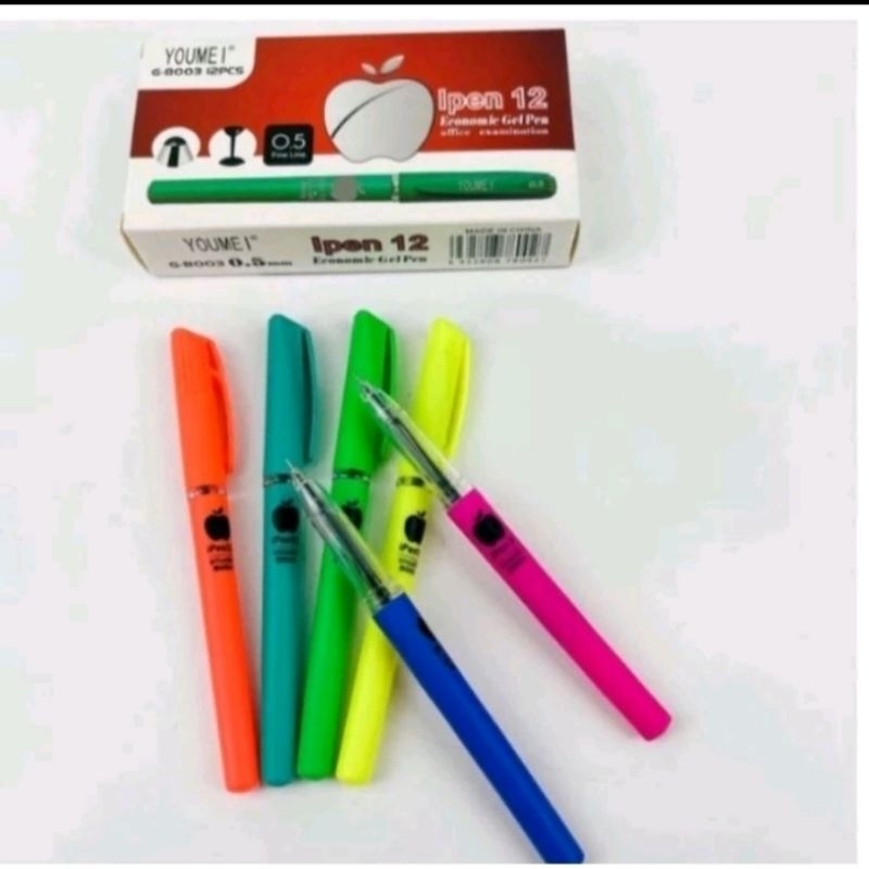 

Pen apel murah/ bulpen ipen 0.5mm isi 12