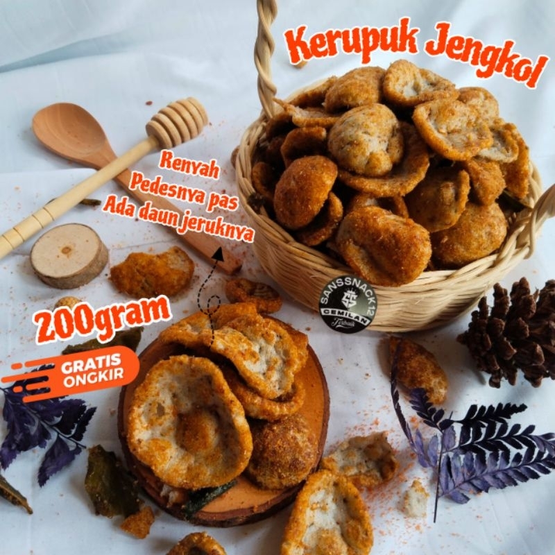 

Kerupuk Jengkol Pedes Daun Jeruk