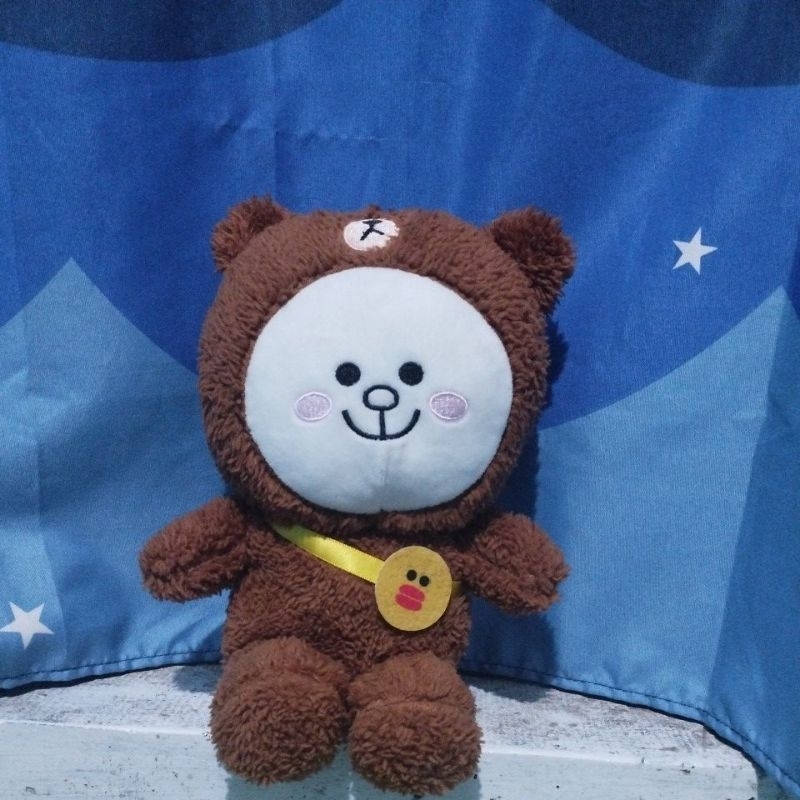 Boneka Cony Line Kostum Brown