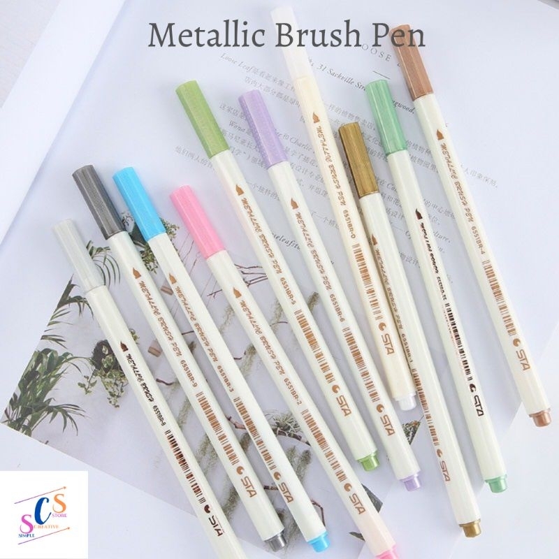 

METALLIC BRUSH PEN / SPIDOL WARNA PENA KUAS METALIC