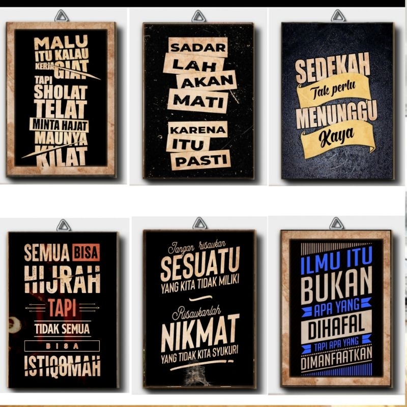 HIASAN DINDING KATA KATA  MUTIARA