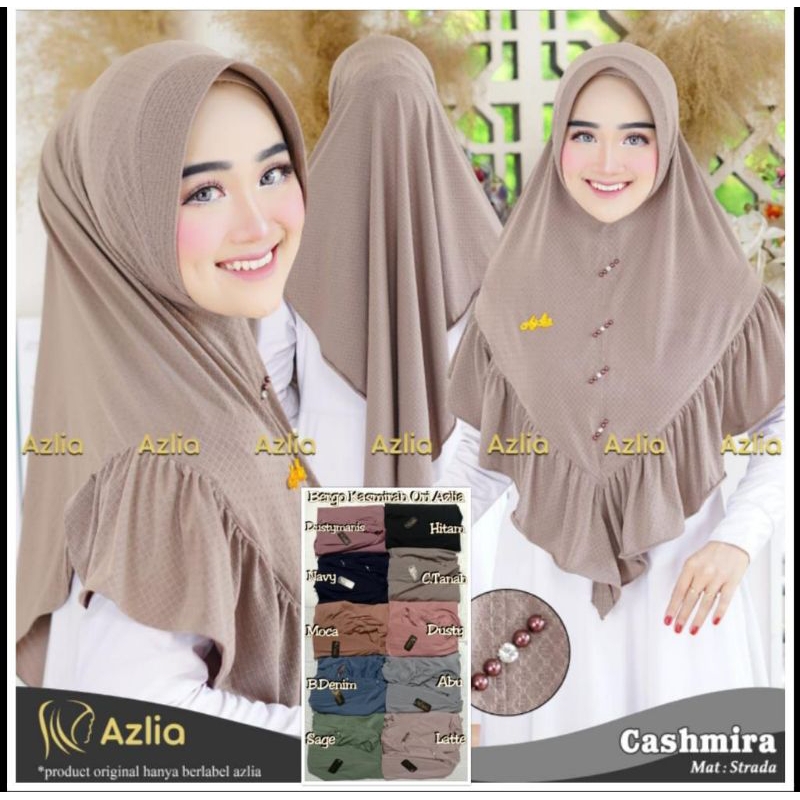 Hijab kasmira/Bergo Azlia kasmira