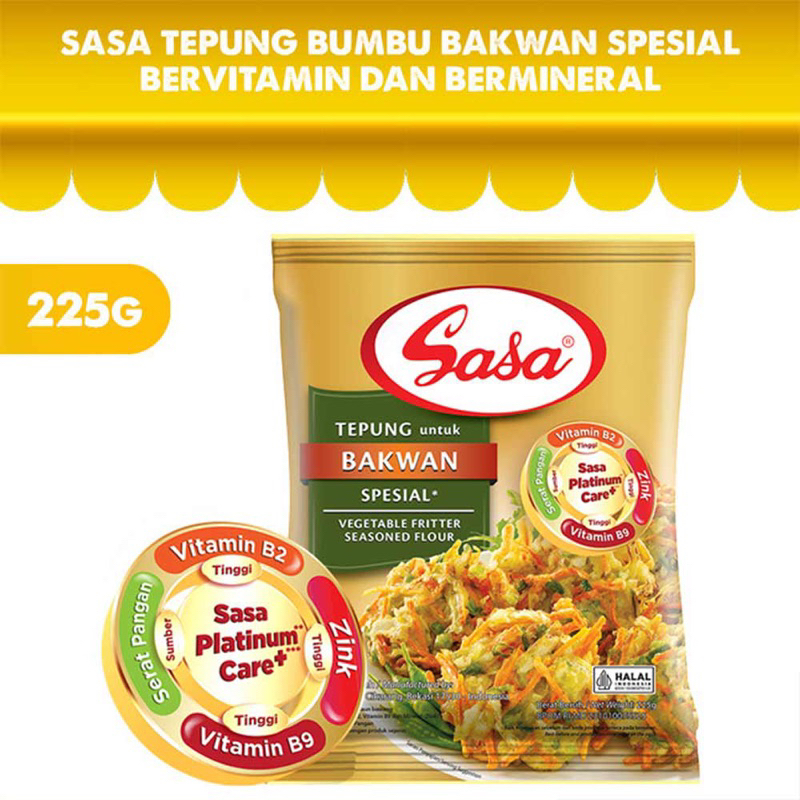 

Sasa Tepung Bakwan Spesial 225G