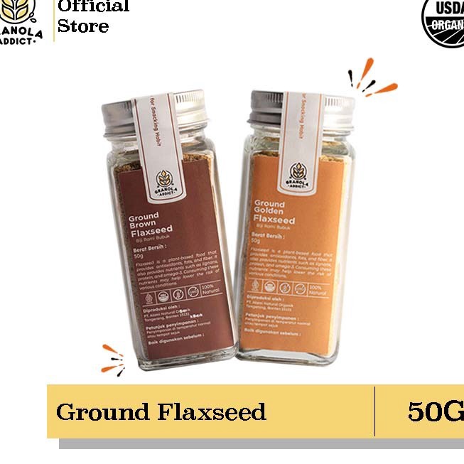 

TRENDING Granola Addict Ground Flaxseed Biji Rami Bubuk 5gr Golden Brow