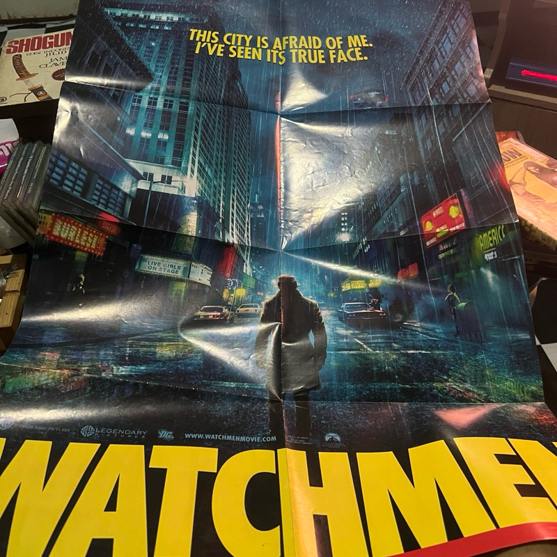 ORIGINAL POSTER WATCHMEN DC COMICS FILM MOVIE UKURAN BESAR PAJANGAN BIOSKOP