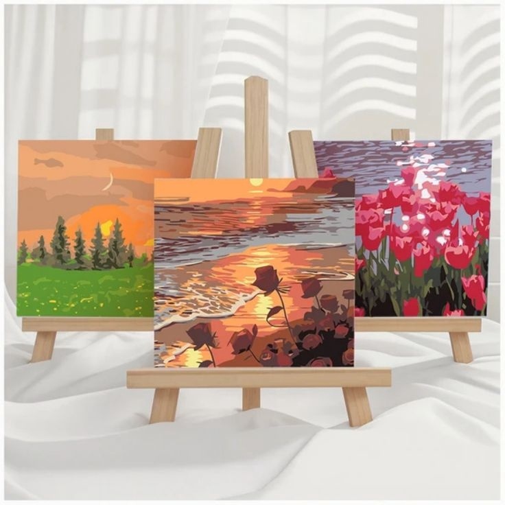 

TERLARIZZZ Paint By Numbers 2x2CM Lukisan Kanvas Best Seller