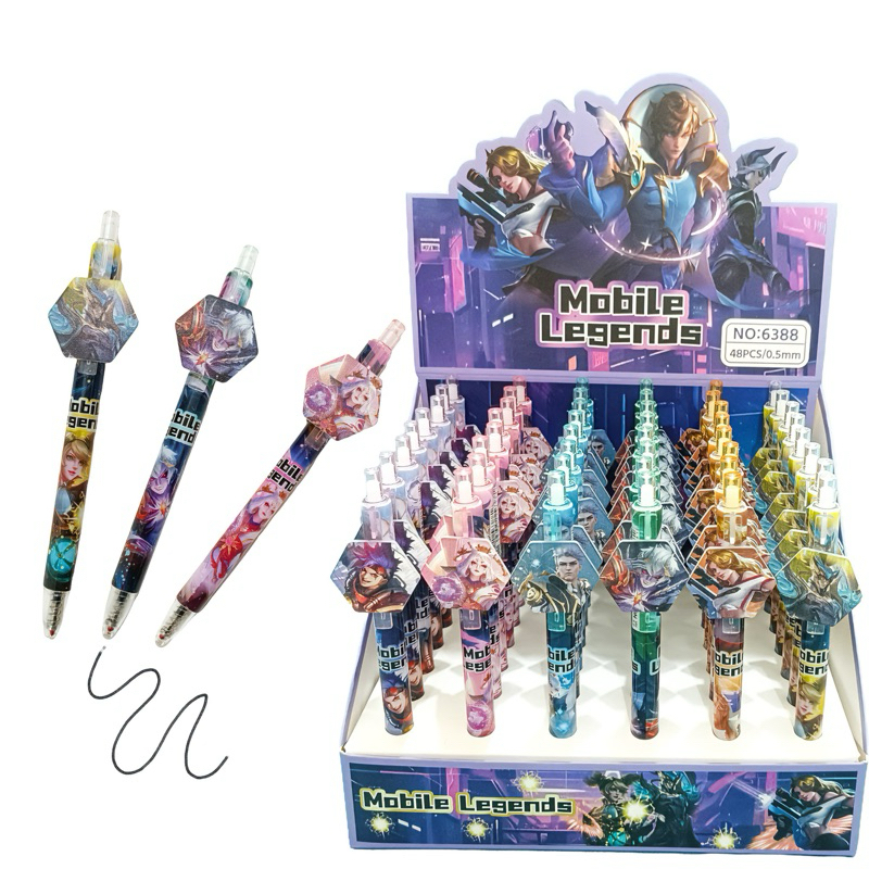 

(1 pen)PULPEN GEL PEN PENA MOBILE legends ELASTIS