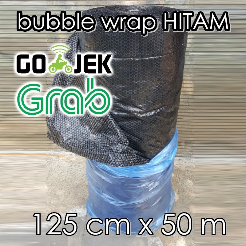 

BUBBLE WRAPPING HITAM 125cm x 50m ( Khusus Gojek/Grab Instant )