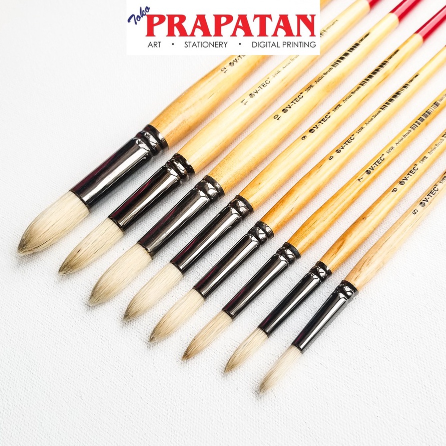

STOCK MASIH BANYAK Kuas Lukis Round VTEC 589R per pc VTEC Paint Brush