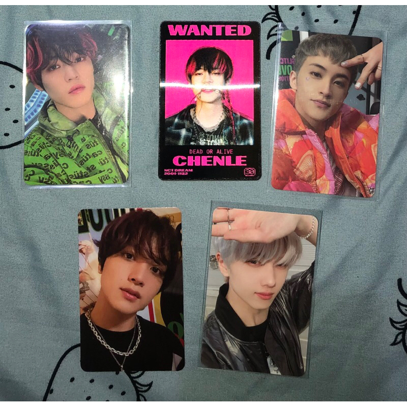 [BACA DESK] PHOTOCARD OFFICIAL NCT DREAM HAECHAN JISUNG BEATBOX MARK CHENLE GLITCH MODE