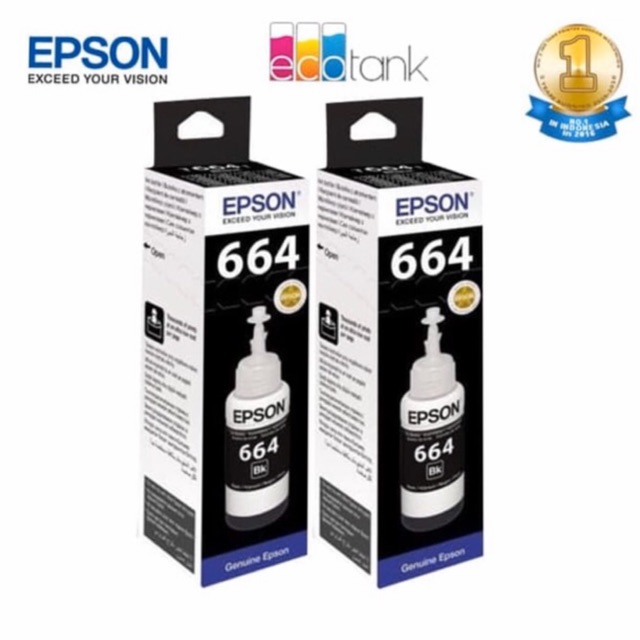 Tinta EPSON 664 Black - Original (Garansi Resmi Epson)