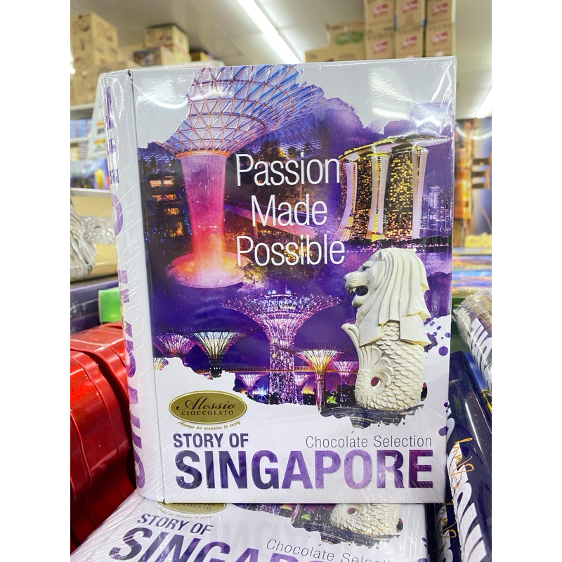 

Alessio Chocolate kaleng Story of Singapore 180 gr