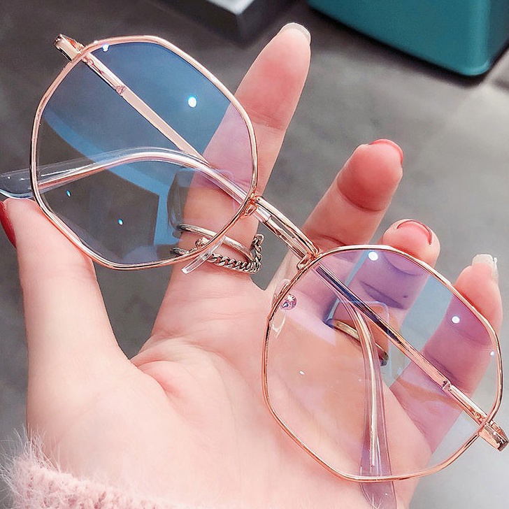 PRAKTIS Kacamata Minus Ultra Ringan untuk Wanita dan Pria Bingkai Aloi Kacamata Modern Korea Wanita 