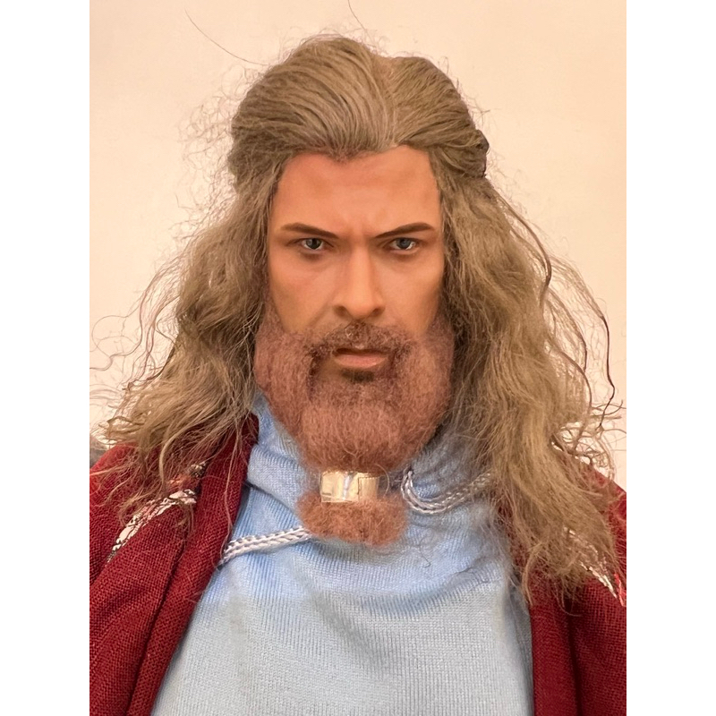 Head Sculpt - Rooted Hair Thor Endgame - Hot Toys [KITBASH 1/6]