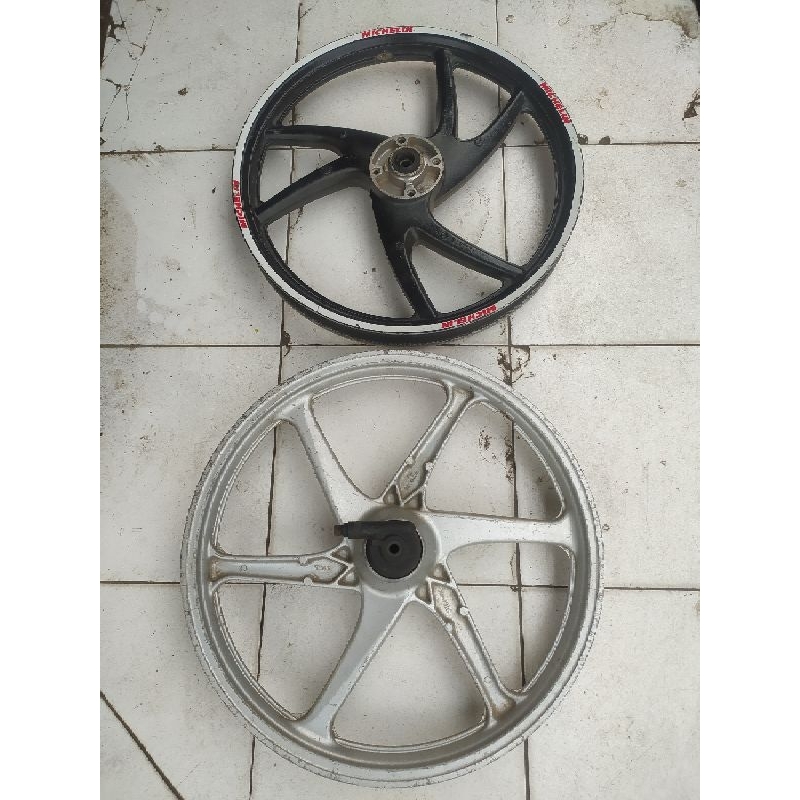 Velg racing depan Yamaha Jupiter Z old original copotan