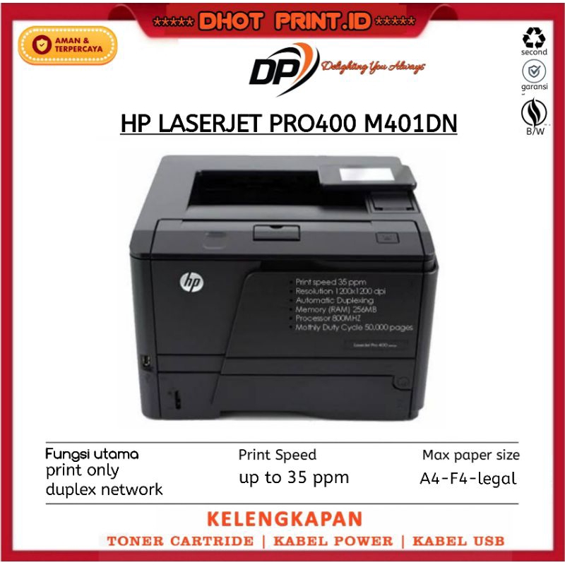 

printer hp laserjet pro 400 m401dn