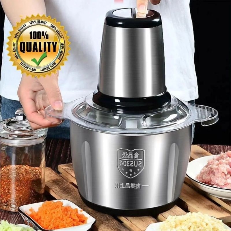Cooper Blender Daging / Penggiling Meat Blender Elektrik Stainless Steel Cooper Grinder