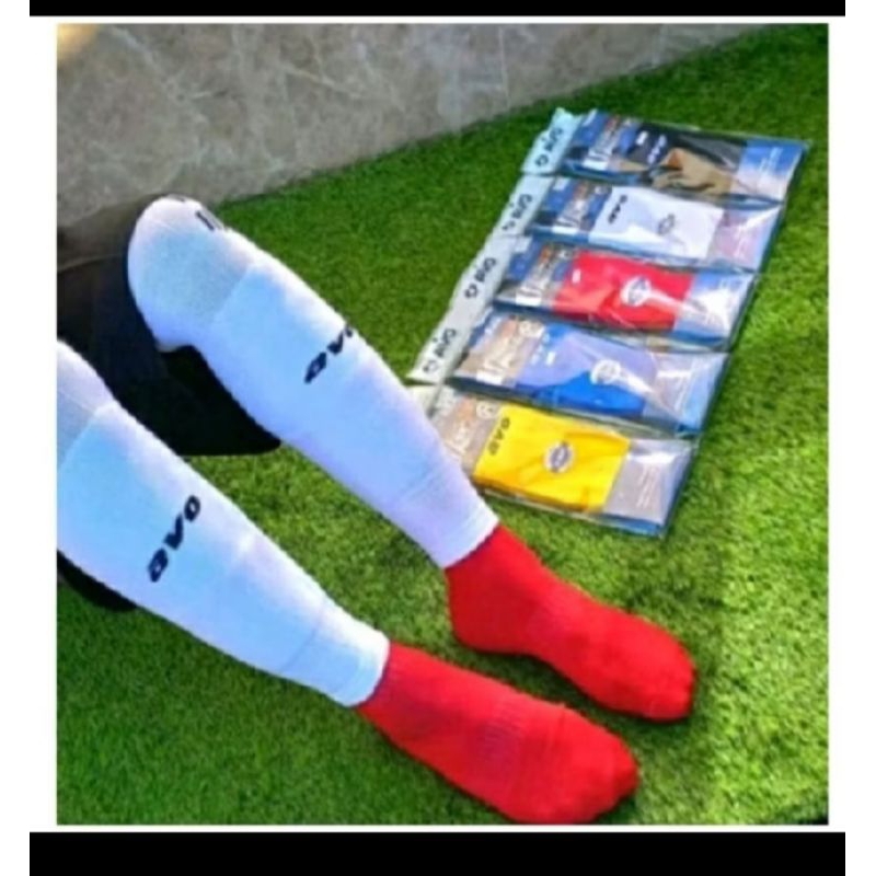 kaos kaki futsal / Sambungan Kaos Kaki Bola AVO/ Leg Sleeve AVO / Manset Kaki
