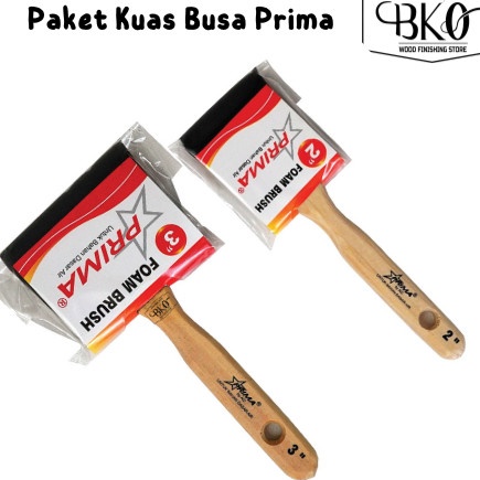 

SEGERA BELI Paket kuas busa PRIMA 2 3 premium brush waterbased
