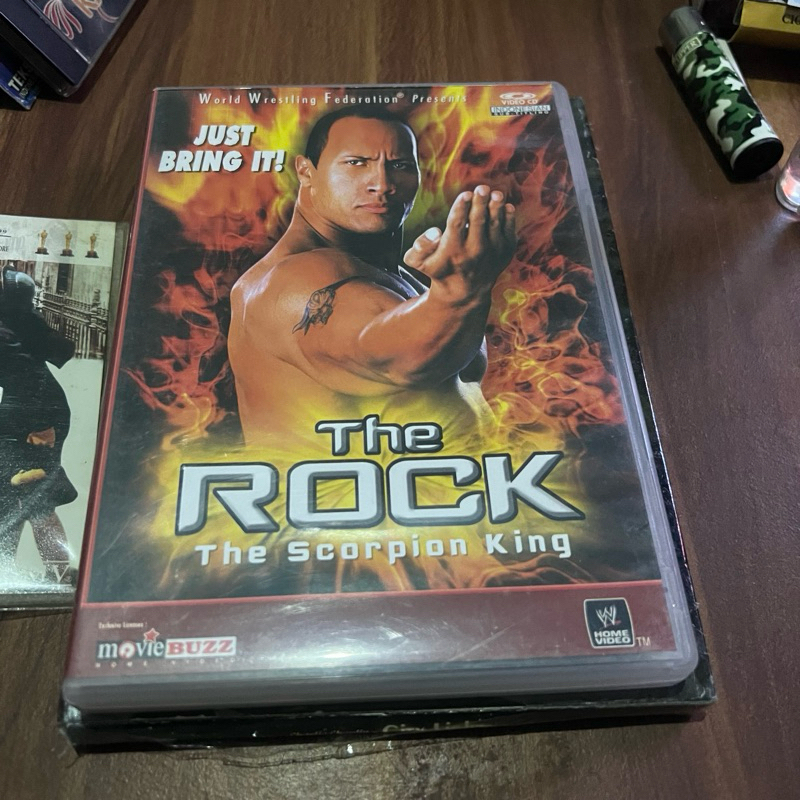 ORIGINAL VCD THE ROCK THE SCORPION KING SMACK DOWN SMACKDOWN WWF WWE