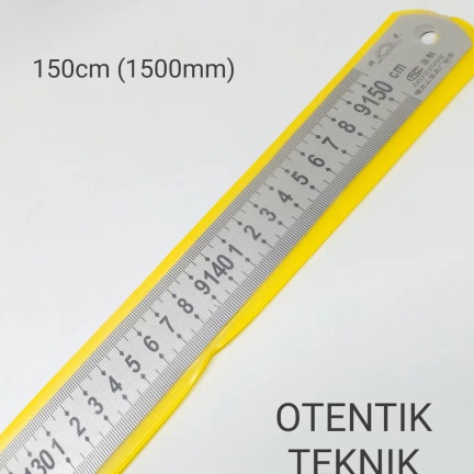 

KUALITAS OKE PENGGARIS BESI 15 CM 15 MM 1 KOMA 5 METER STEEL RULER 6 INCH