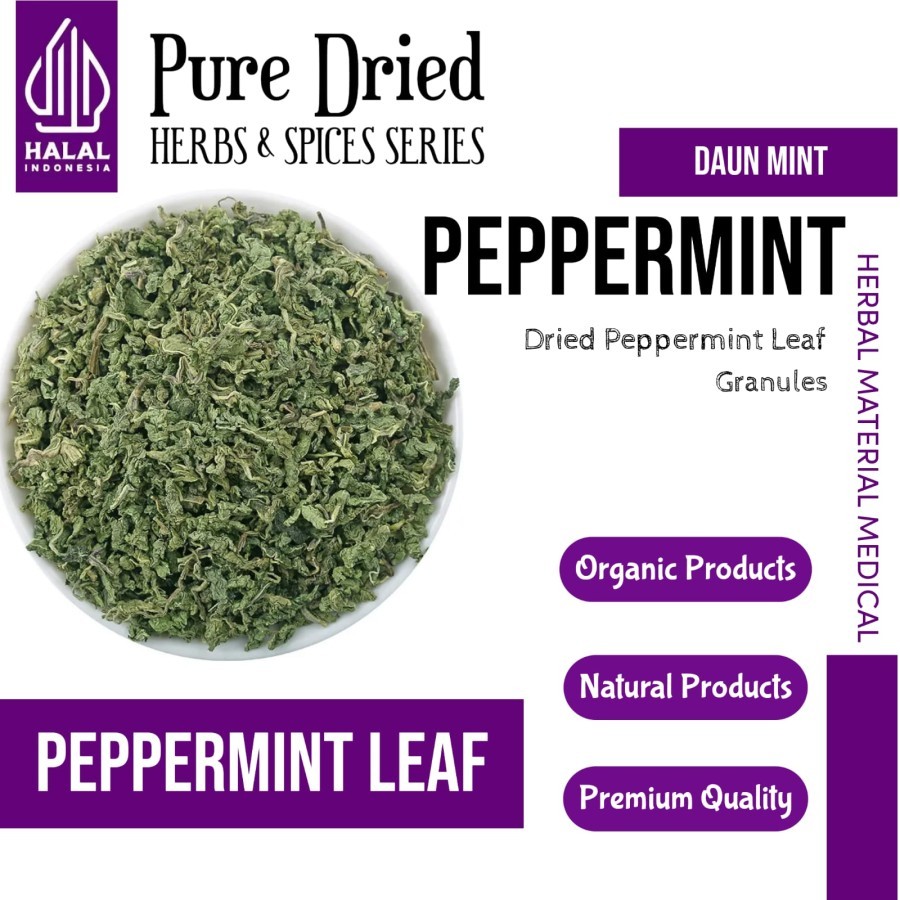 

Dried Peppermint Leaf Tea Daun Peppermint Kering (25 gr) - 25 gram