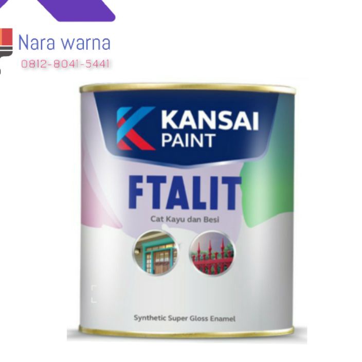 

ORIGINAL Ftalit Cat Kayu Besi Cat Minyak Tampilan Doff Semi Doff 1kg