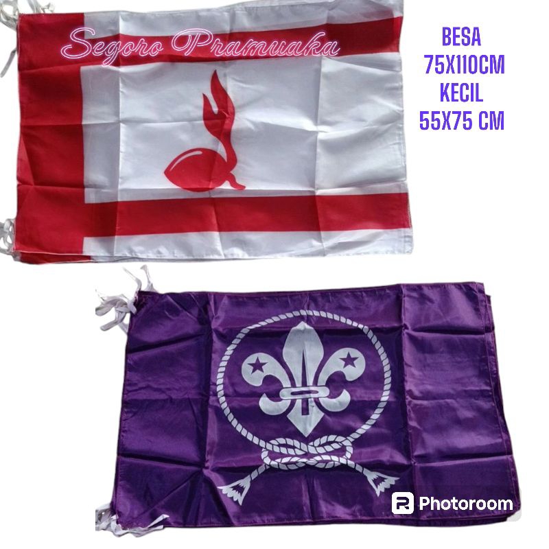Bendera Tunas Kelapa BESAR BENDERA Pandu Bendera Wosm Besar 75 X 110CM