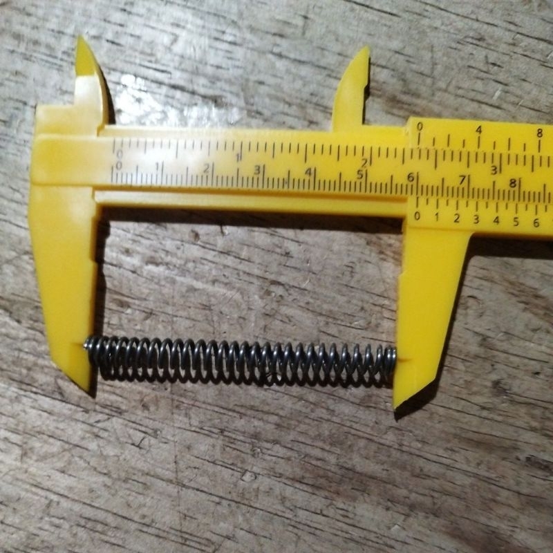 per tekan stainless 1 mm id 4 mm od 6 mm panjang 6 cm