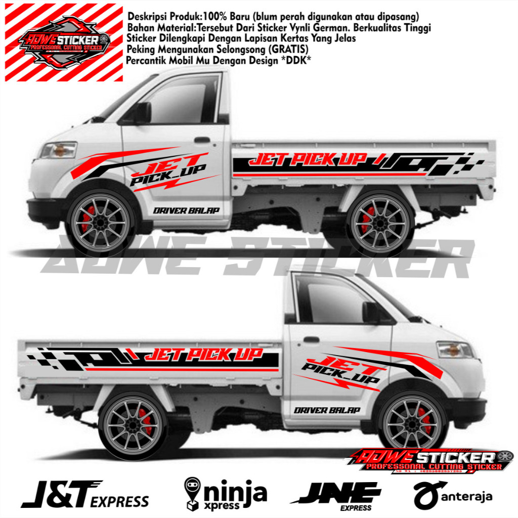 Cutting Stiker Mobil Pickup Apv Stiker Striping PILOT DARATStiker Mobil Pickup Suzuki Apv