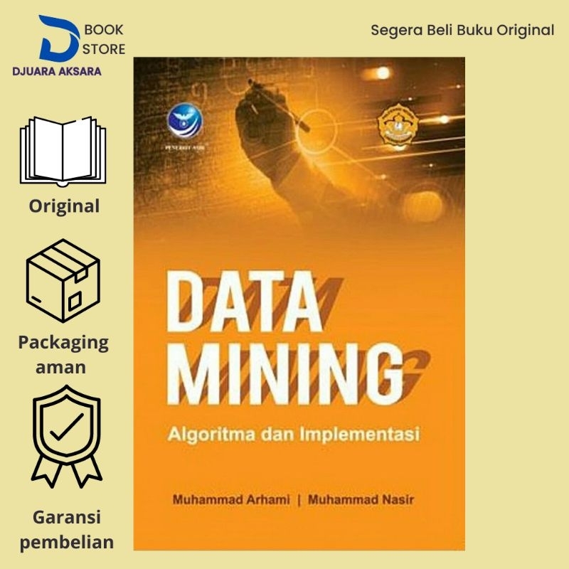 Data Mining, Algoritma Dan Implementasi - Buku Komputer Original